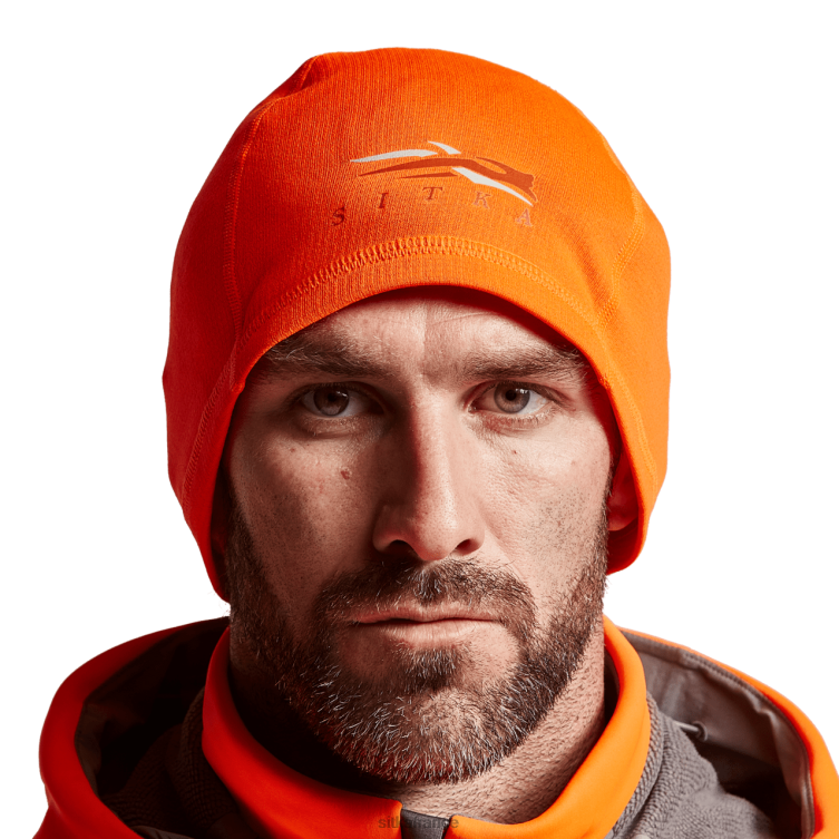 bonnets orange flamboyant unisexe SITKA Gear traverser le bonnet LL28B187