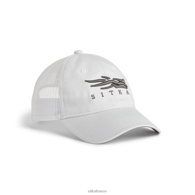 Chapeaux blanc unisexe SITKA Gear icône lo pro camionneur LL28B343
