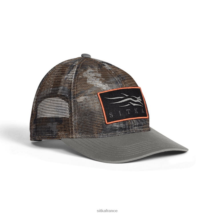 Chapeaux bois de fumée unisexe SITKA Gear camionneur icon optifade mesh mid pro LL28B309