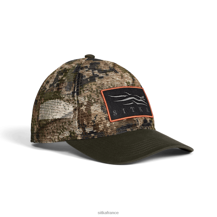 Chapeaux lichen profond subalpin unisexe SITKA Gear camionneur icon optifade mesh mid pro LL28B306