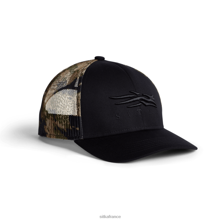 Chapeaux noir unisexe SITKA Gear camionneur icon subalpine mid pro LL28B338
