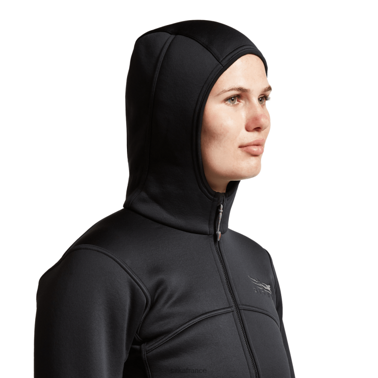 hauts noir femmes SITKA Gear traverser le sweat à capuche LL28B395