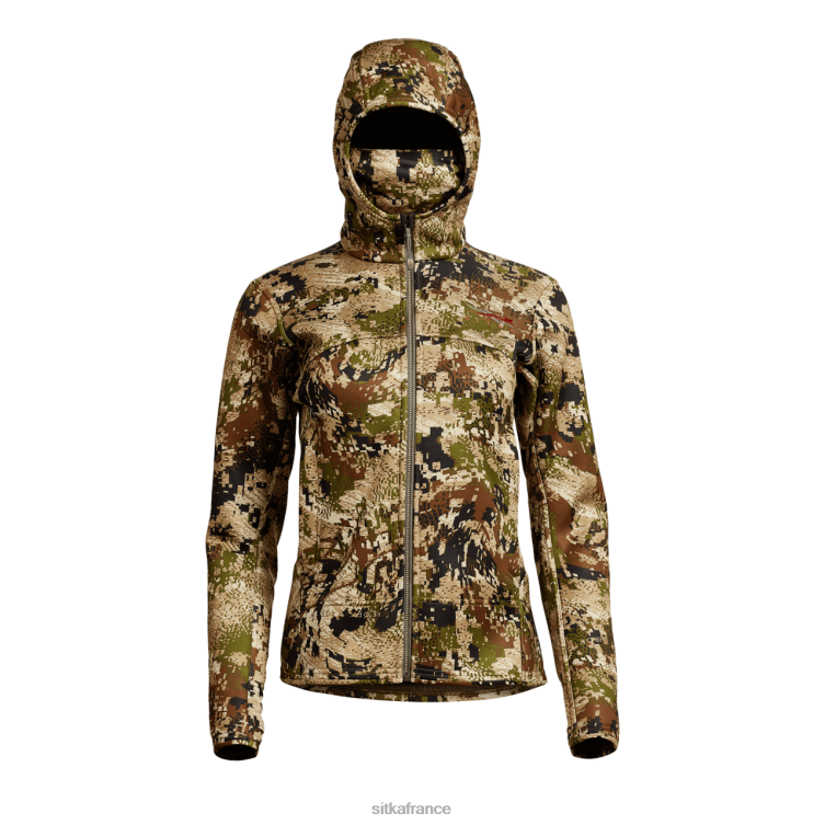 hauts optifade subalpin femmes SITKA Gear traverser le sweat à capuche LL28B394