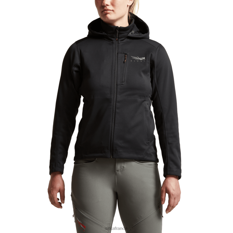 vestes et gilets noir femmes SITKA Gear veste jetstream LL28B383