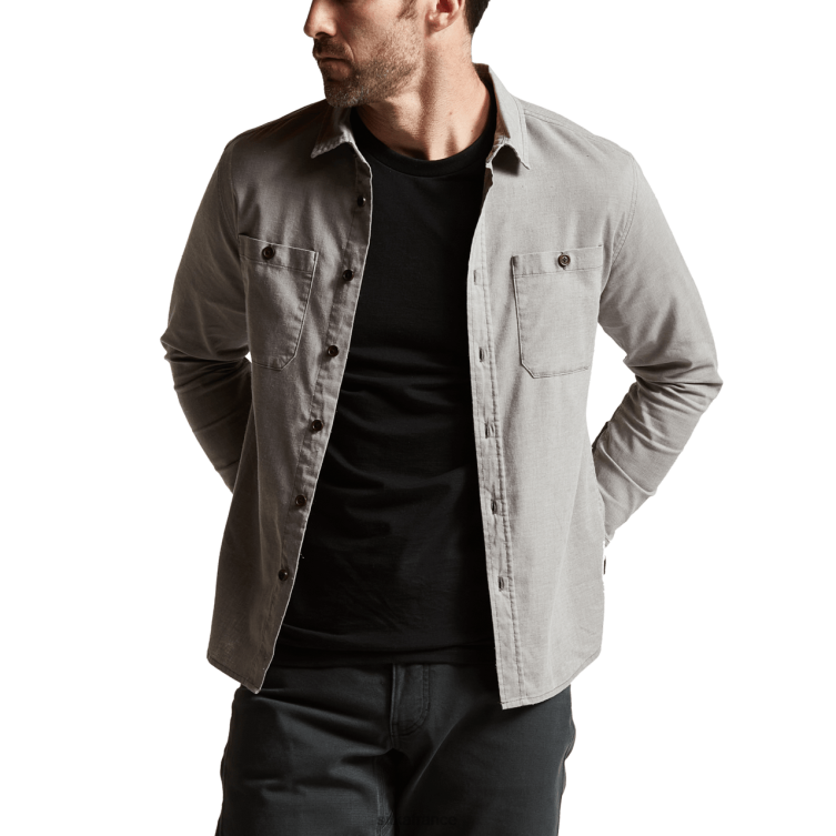 hauts bruyère à fumée de bois Hommes SITKA Gear chemise ambary ls LL28B161