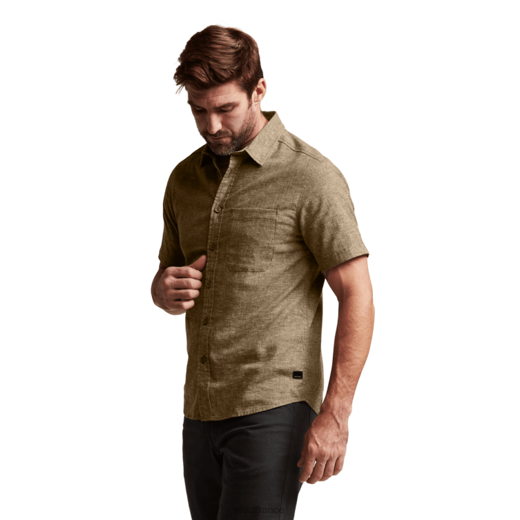 hauts coyote bruyère Hommes SITKA Gear chemise ambary à manches courtes LL28B164