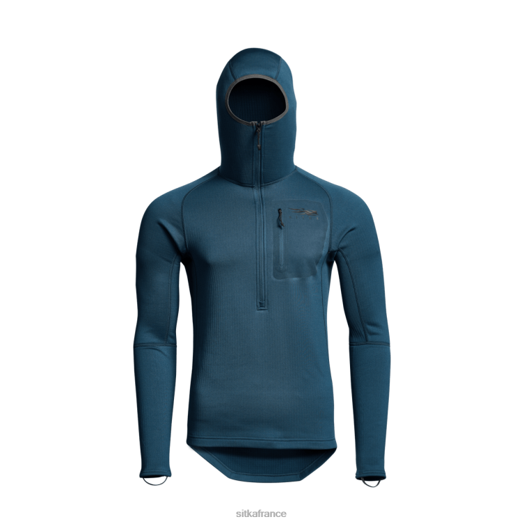 hauts bleu égéen Hommes SITKA Gear sweat à capuche épais LL28B99