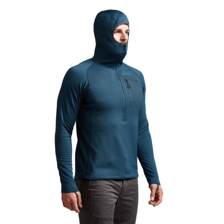 hauts bleu égéen Hommes SITKA Gear sweat à capuche épais LL28B99
