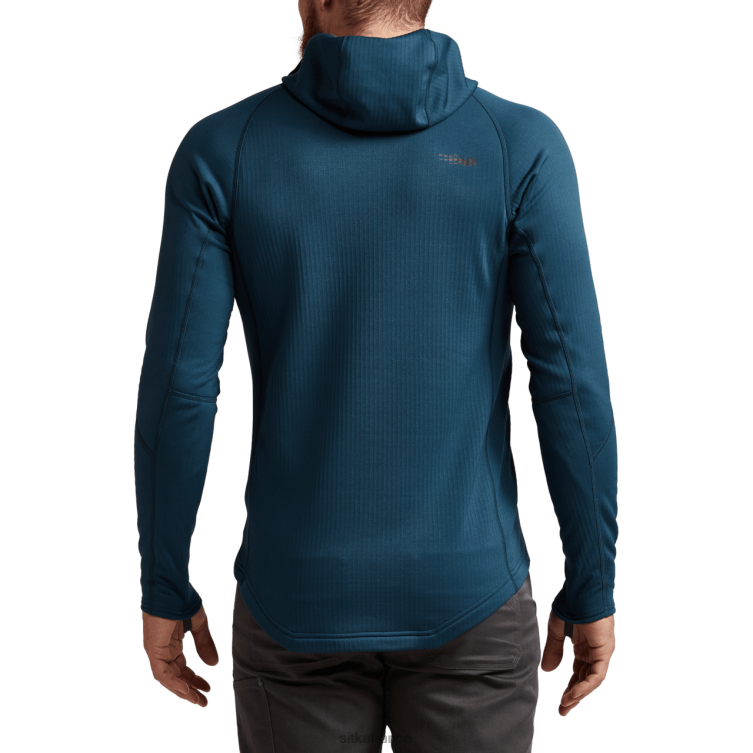 hauts bleu égéen Hommes SITKA Gear sweat à capuche épais LL28B99