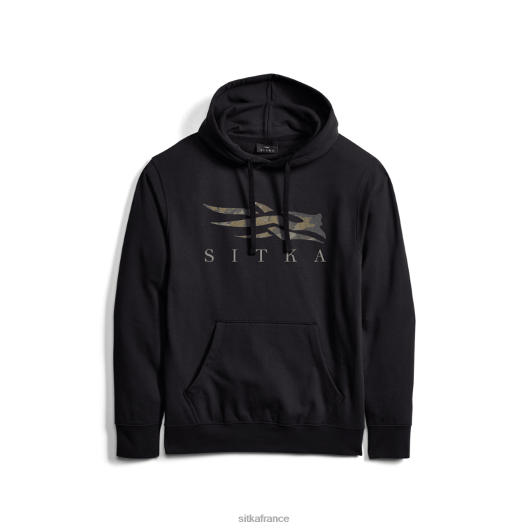 hauts bois noir Hommes SITKA Gear sweat à capuche icône optifade LL28B121