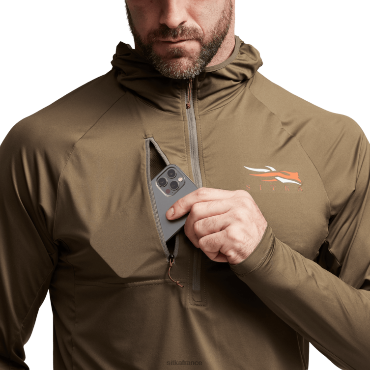 hauts coyote Hommes SITKA Gear sweat à capuche Equinox Guard LL28B106