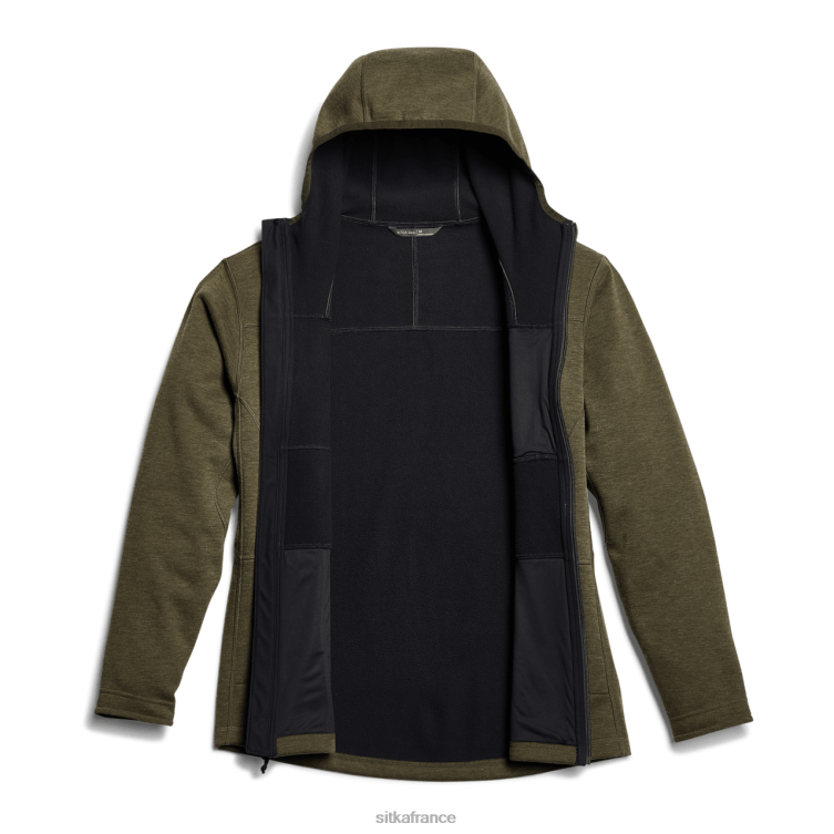 hauts lichen profond Hommes SITKA Gear sweat à capuche de camp LL28B130