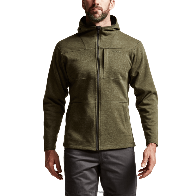 hauts lichen profond Hommes SITKA Gear sweat à capuche de camp LL28B130