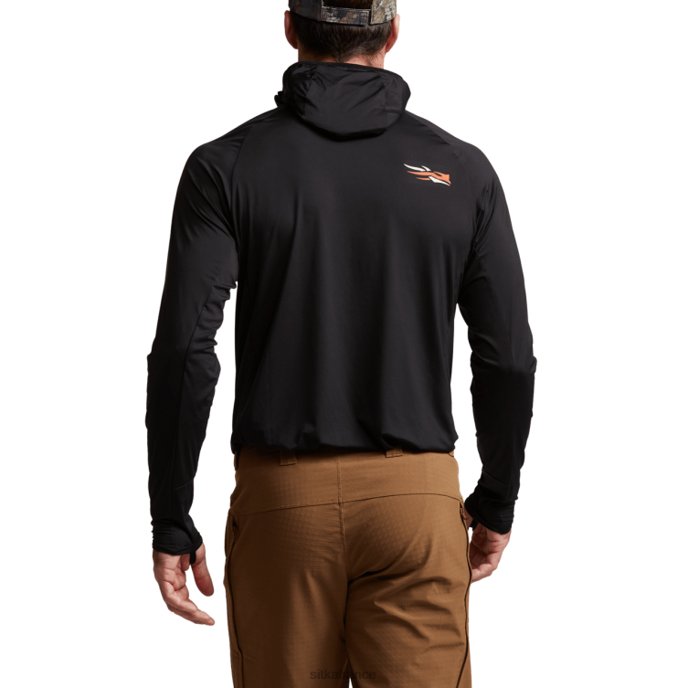 hauts noir Hommes SITKA Gear sweat à capuche Equinox Guard LL28B107