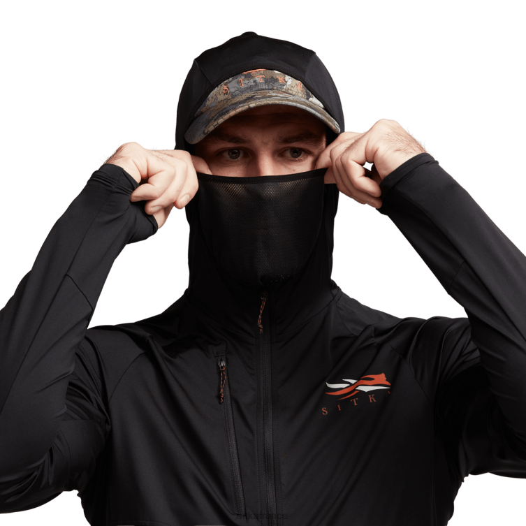 hauts noir Hommes SITKA Gear sweat à capuche Equinox Guard LL28B107