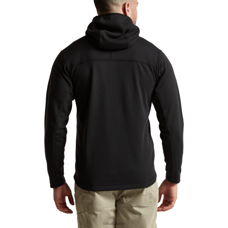 hauts noir Hommes SITKA Gear sweat à capuche de camp LL28B128