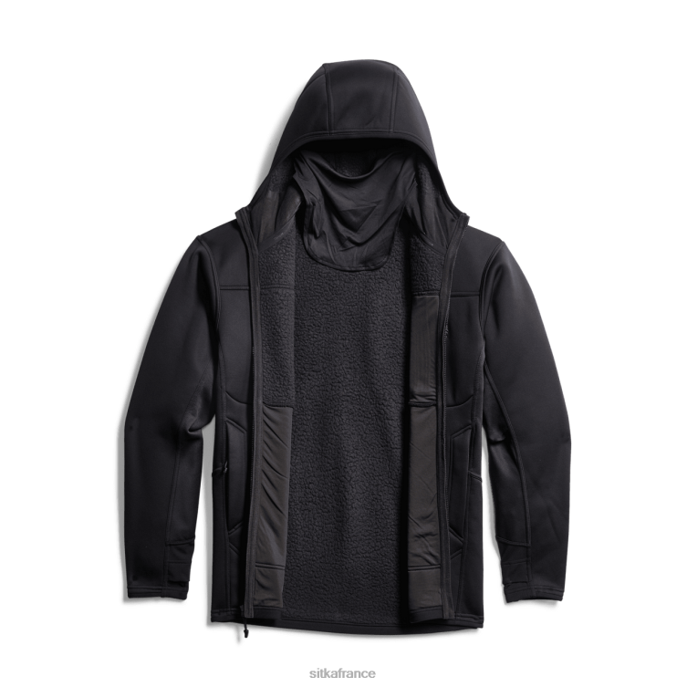 hauts noir Hommes SITKA Gear traverser le sweat à capuche LL28B90