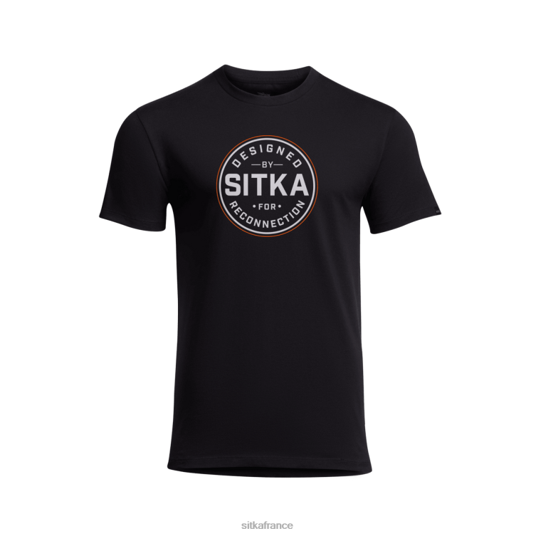 hauts noir Hommes SITKA Gear té de reconnexion LL28B153
