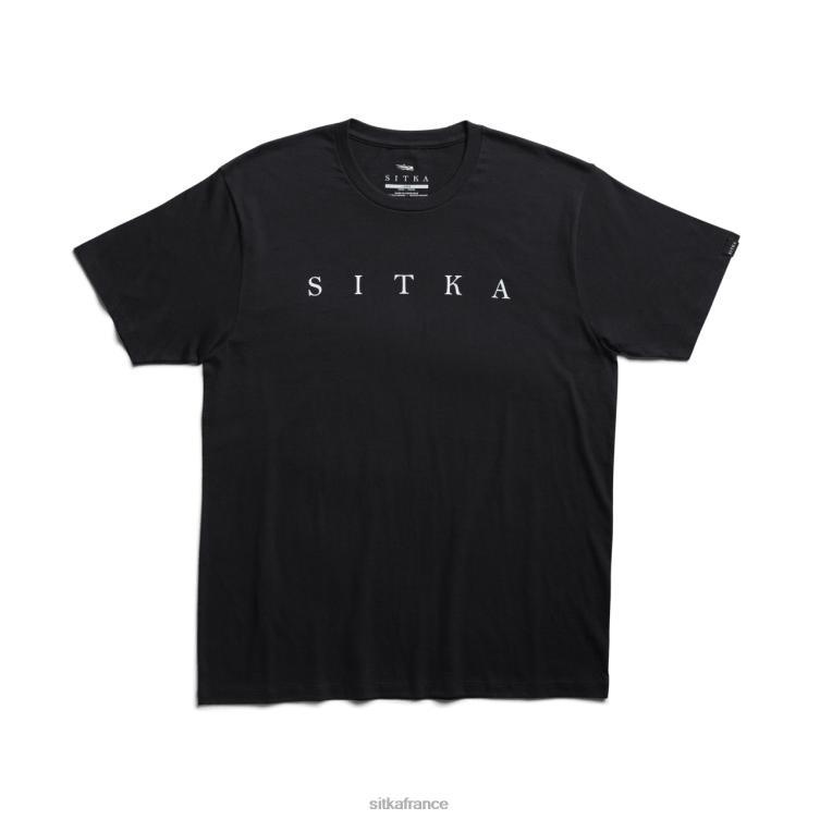 hauts noir Hommes SITKA Gear tee de fondation LL28B158