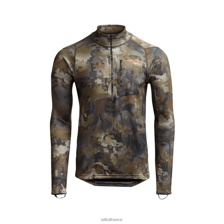 hauts bois de sauvagine optifade Hommes SITKA Gear zip-t d\'épaisseur moyenne LL28B170