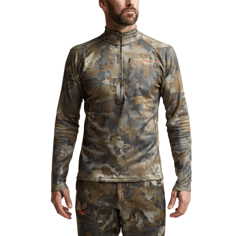 hauts bois de sauvagine optifade Hommes SITKA Gear zip-t d\'épaisseur moyenne LL28B170
