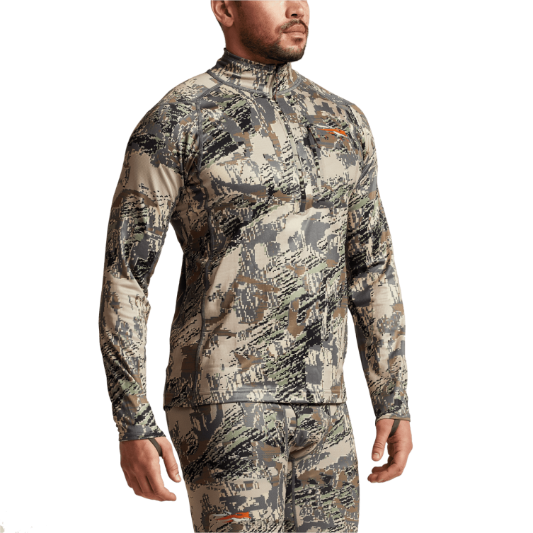 hauts optifade pays ouvert Hommes SITKA Gear zip-t d\'épaisseur moyenne LL28B169