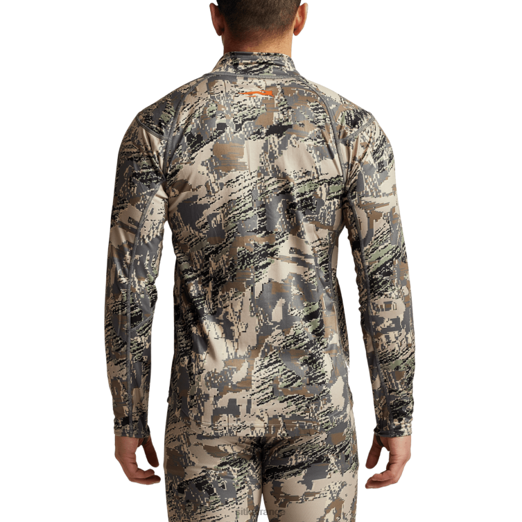 hauts optifade pays ouvert Hommes SITKA Gear zip-t d\'épaisseur moyenne LL28B169