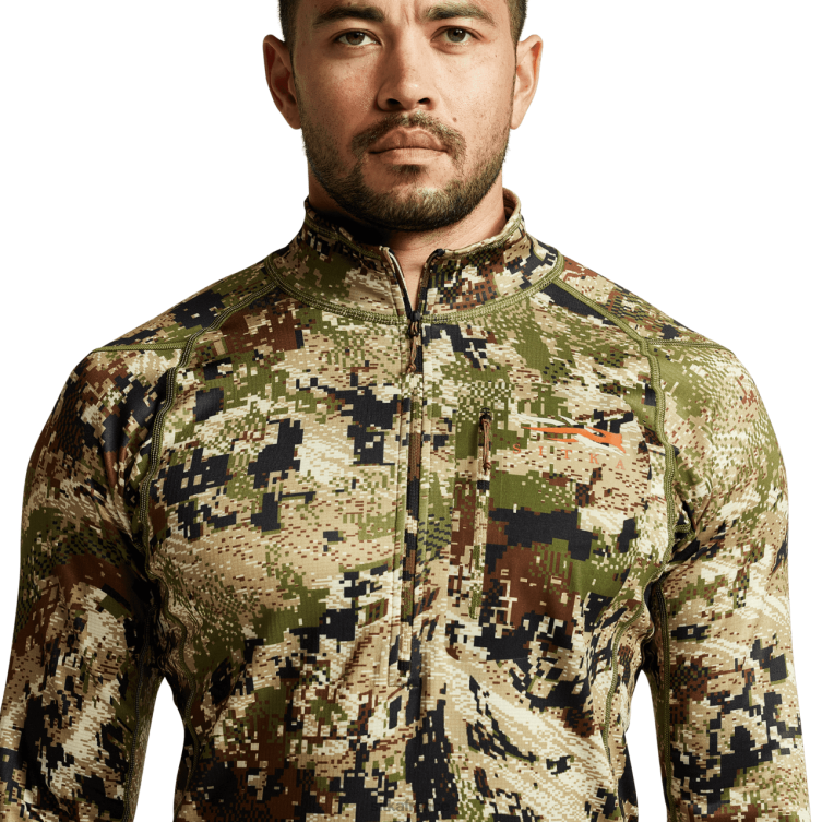 hauts optifade subalpin Hommes SITKA Gear zip-t d\'épaisseur moyenne LL28B168