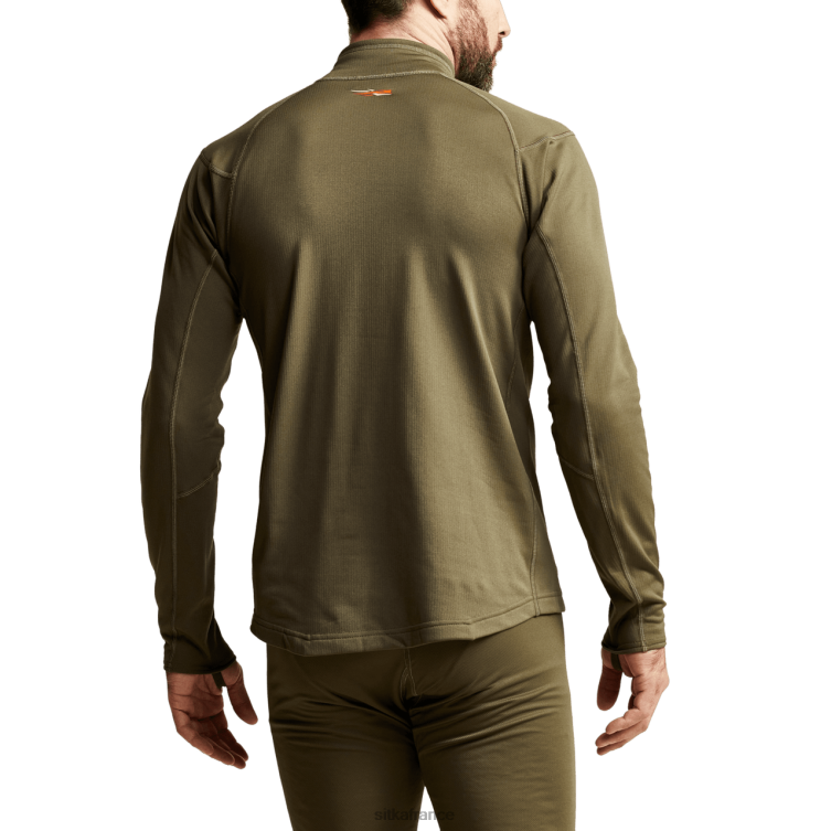 hauts pyrite Hommes SITKA Gear zip-t d\'épaisseur moyenne LL28B171