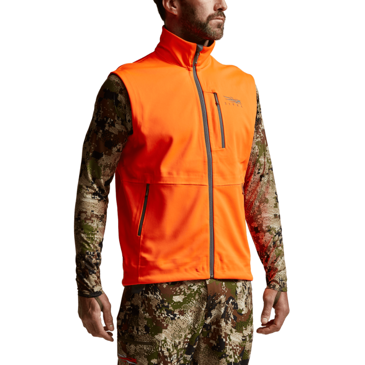 vestes et gilets orange flamboyant Hommes SITKA Gear gilet jetstream LL28B63