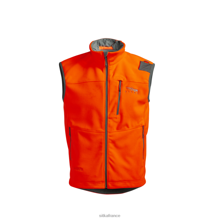 vestes et gilets orange flamboyant Hommes SITKA Gear gilet stratus LL28B77