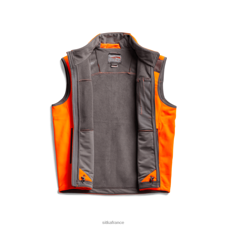 vestes et gilets orange flamboyant Hommes SITKA Gear gilet stratus LL28B77