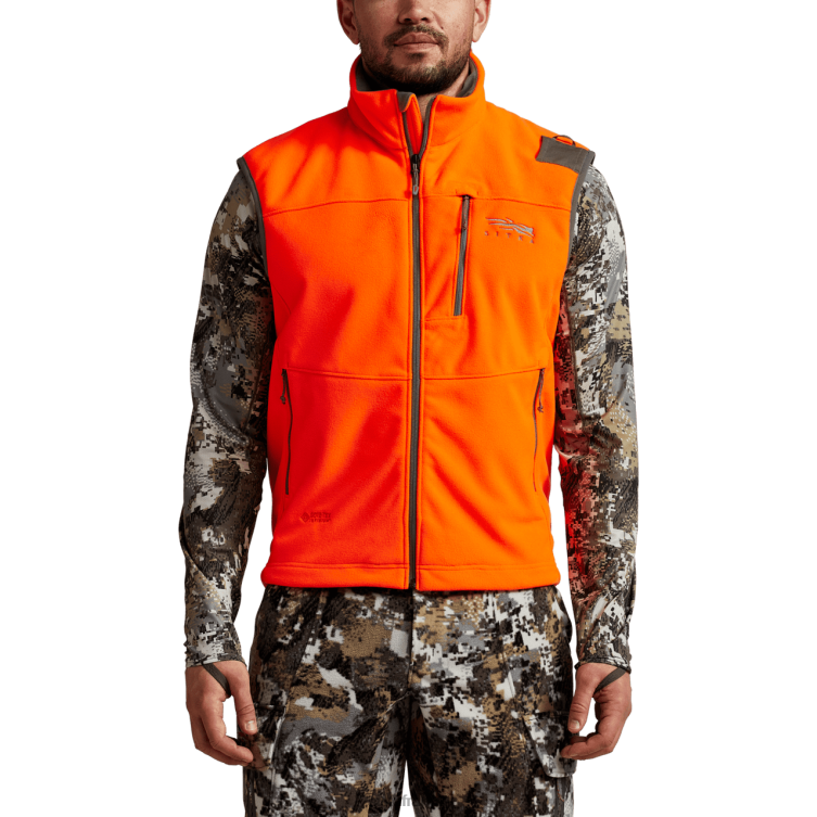vestes et gilets orange flamboyant Hommes SITKA Gear gilet stratus LL28B77