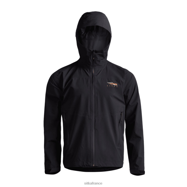 vestes et gilets noir Hommes SITKA Gear veste point de rosée LL28B30