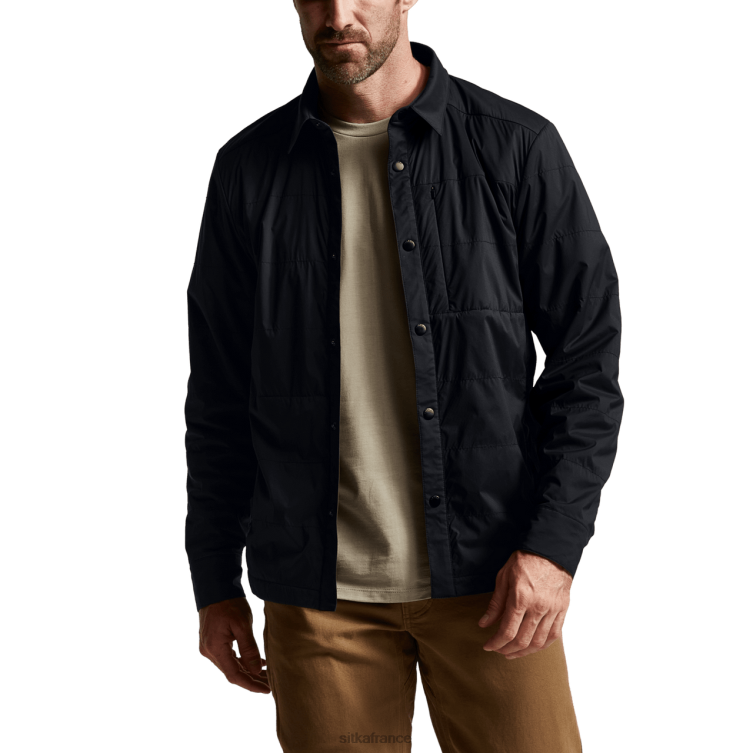 vestes et gilets noir Hommes SITKA Gear veste-chemise canyon LL28B56