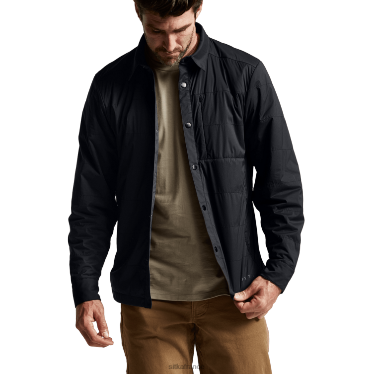 vestes et gilets noir Hommes SITKA Gear veste-chemise canyon LL28B56