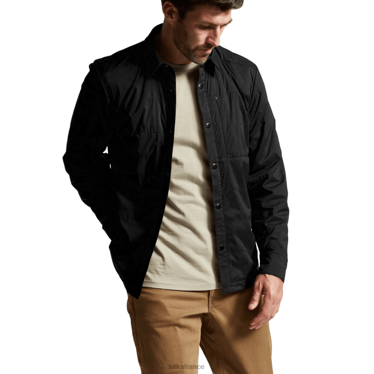 vestes et gilets noir Hommes SITKA Gear veste-chemise canyon LL28B56
