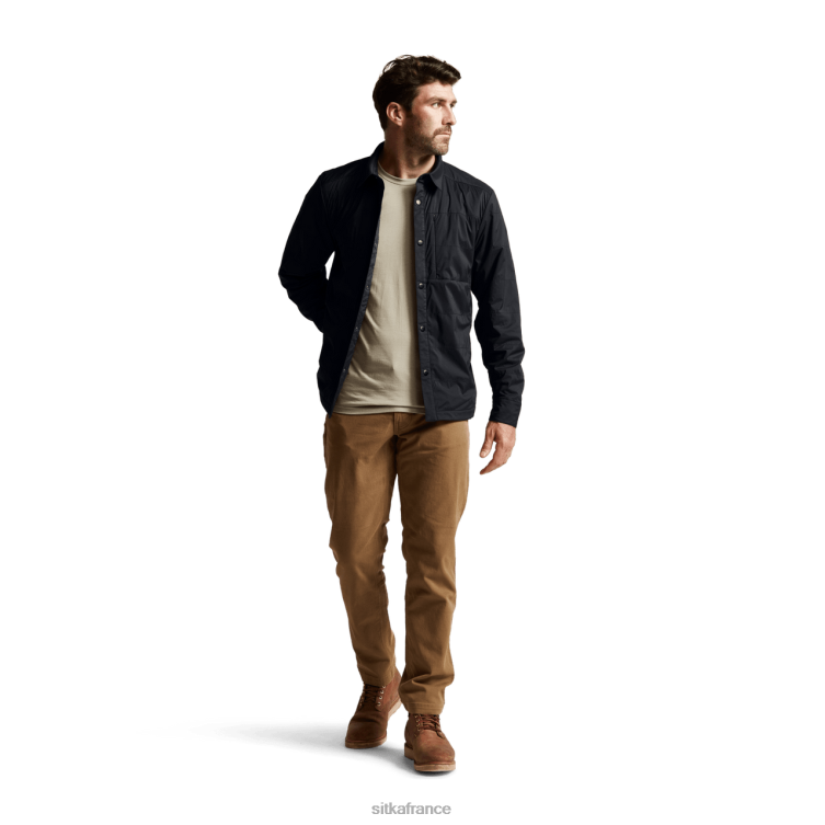 vestes et gilets noir Hommes SITKA Gear veste-chemise canyon LL28B56