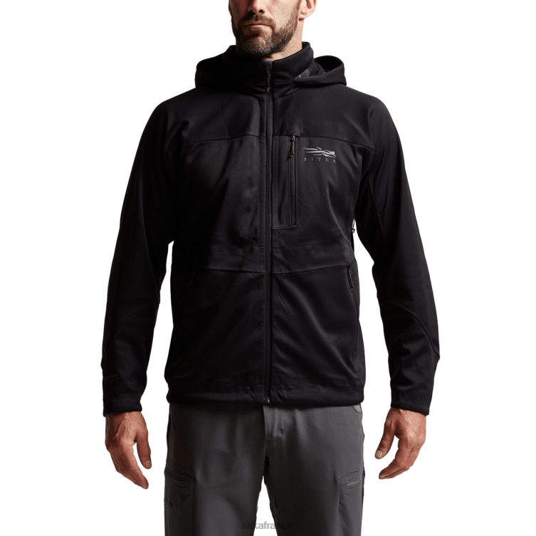 vestes et gilets noir Hommes SITKA Gear veste jetstream LL28B19