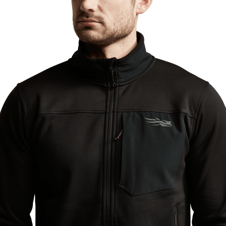 vestes et gilets noir Hommes SITKA Gear veste polaire Dry Creek LL28B58