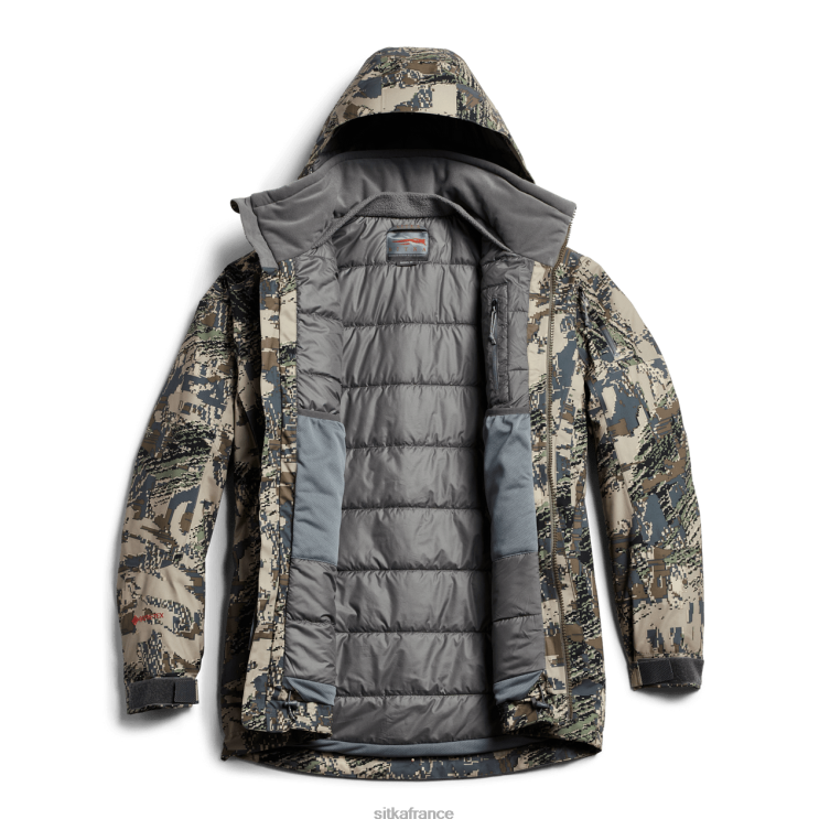 vestes et gilets optifade pays ouvert Hommes SITKA Gear parka blizzard aérolite LL28B1