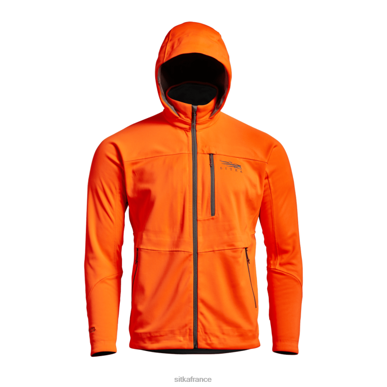 vestes et gilets orange flamboyant Hommes SITKA Gear veste jetstream LL28B17