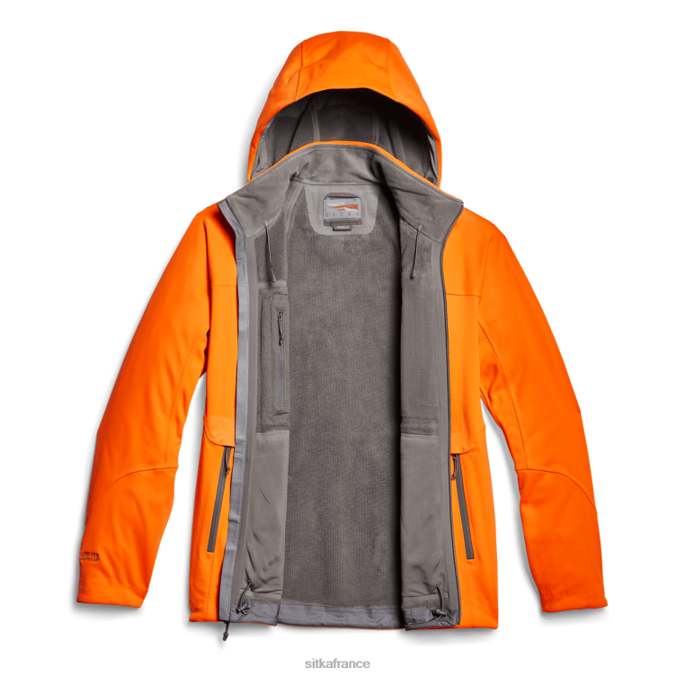 vestes et gilets orange flamboyant Hommes SITKA Gear veste jetstream LL28B17