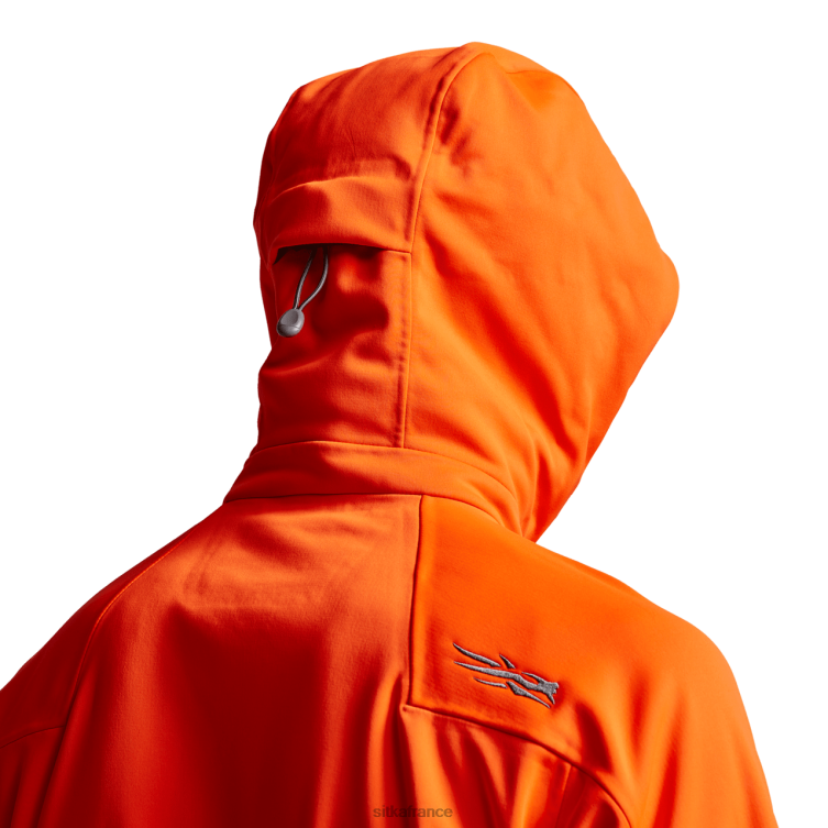 vestes et gilets orange flamboyant Hommes SITKA Gear veste jetstream LL28B17